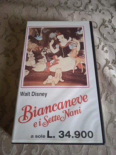 Vhs biancaneve i sette - e,