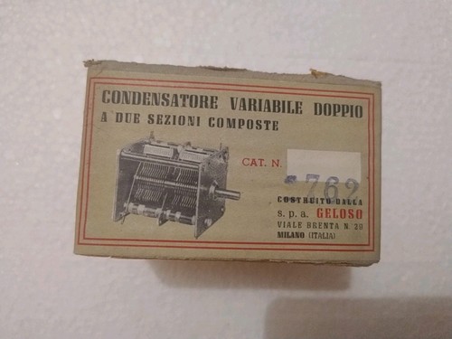 Geloso condensatore variabile - geloso,