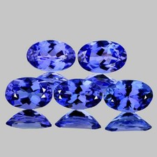 Tanzanite viola blu - ovale, 5x3