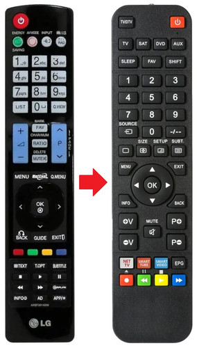 Telecomando adatto per - , lg
