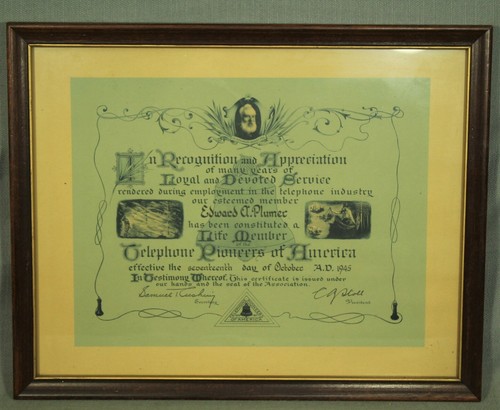 Vintage vecchio certificato - vintage,