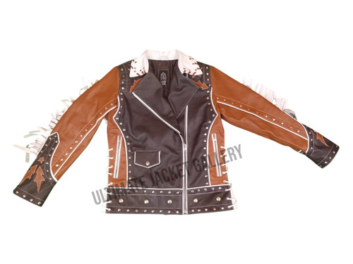 Giacca pelle con frange - di,