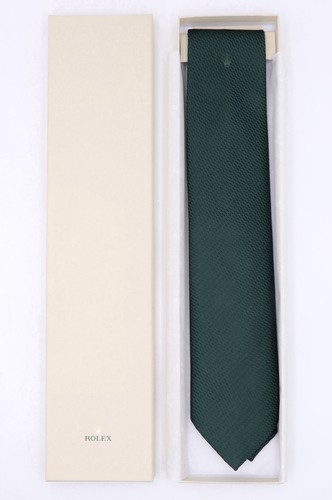 Rolex tie 100 silk green - 100%,