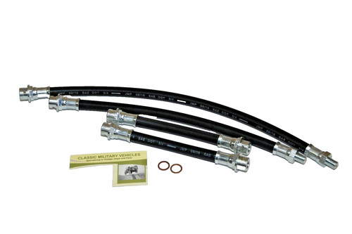 Willys cj2a rubber brake hose - willys,