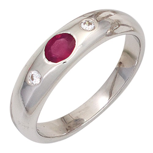 Anello donna rosso rubino - anello,