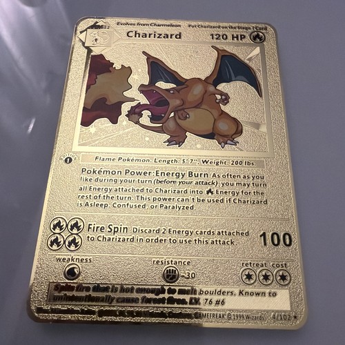 Charizard 120hp metal - 120hp, pokemon