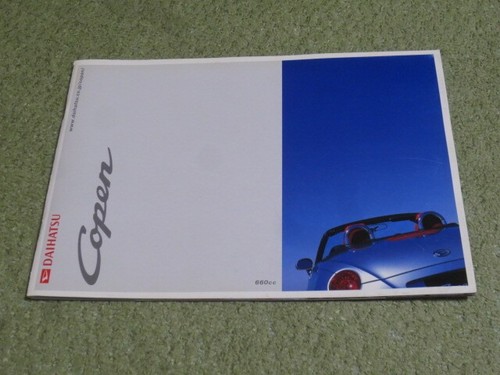 Catalogo libri daihatsu copen - catalogo,