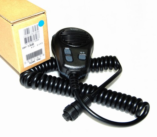 Nuovo icom 136b 136 - hm-136b/hm-136, nero