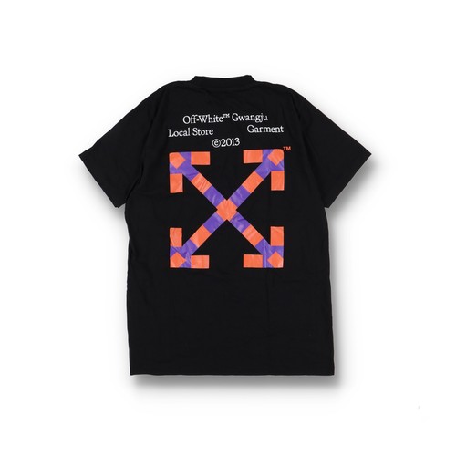 Shirt off white nera gwangju - t-shirt,