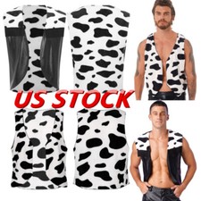 Costume uomo mucca stampa