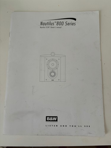 Nautilus scm1 manuale - nautilus,