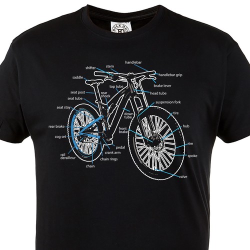 Shirt tifoso bici mtb uomo - t-shirt,