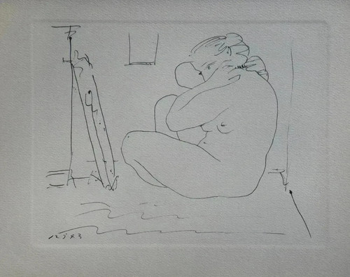 Pablo picasso modello nudo - modello,