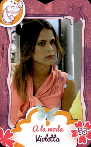 Card violetta giochi preziosi - violetta,
