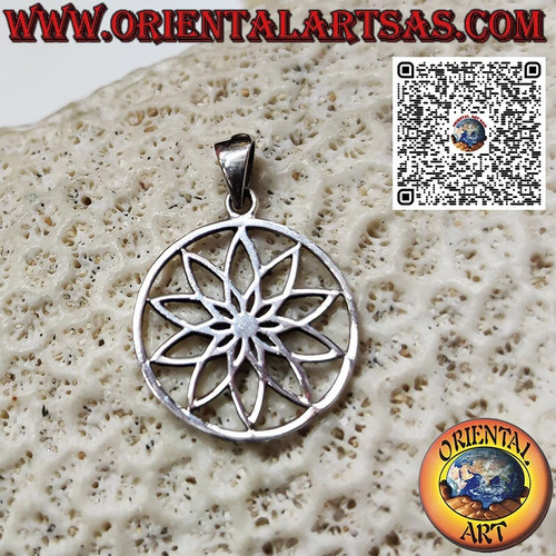Ciondolo mandala geometrico - ciondolo,