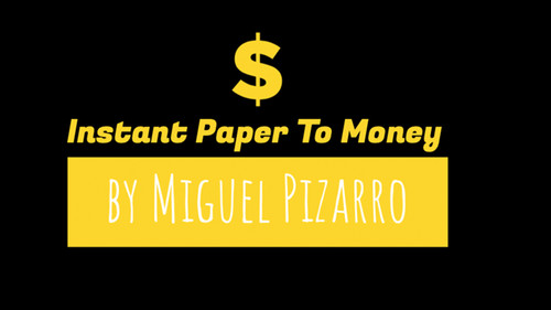 Instant paper money - money, (euro)
