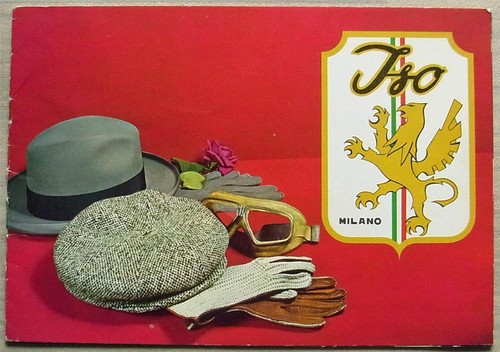 Brochure vendita iso cars - vendita, 1970