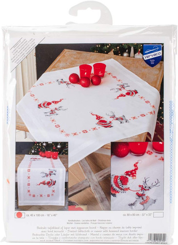 Kit centrotavola ricamo - kit,