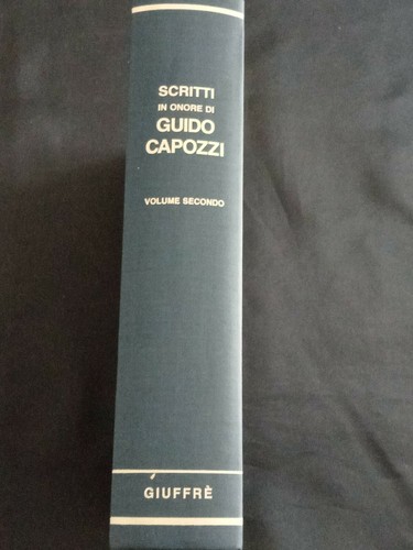 Scritti onore guido - di,