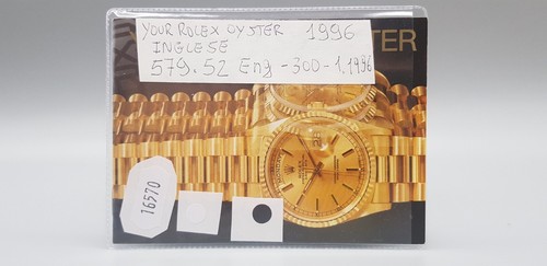 Rolex controscatola stik - rolex,