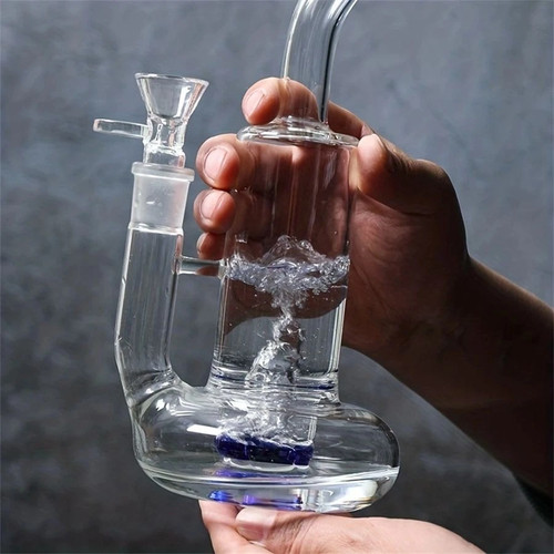 Glass bong smoking vortex - glass,
