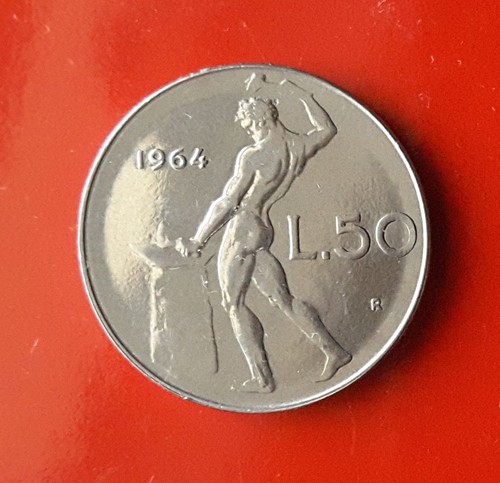 Lire 1964 errore diverse - 50,