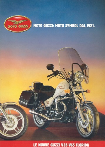 Brochure moto guzzi v35 v65 - moto,