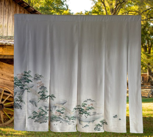 Noren zen giardino seta - noren,