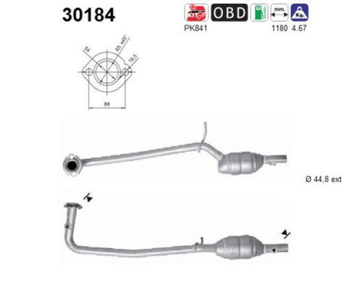 Catalizzatore per dacia - catalizzatore,