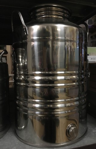 Bidone acciaio inox milano 12l - bidone,