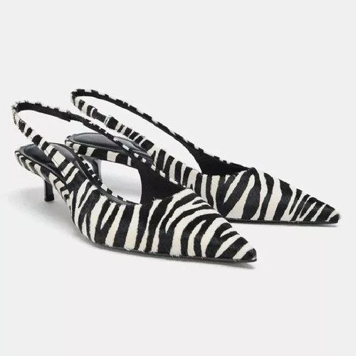 Decolte slingback animalier - decolte,
