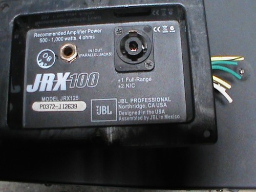 Jbl jrx 100 - jrx,
