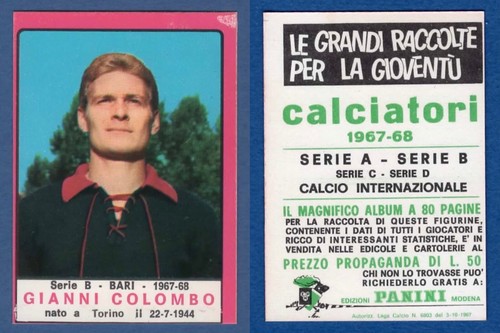 Figurina calciatori panini - figurina,