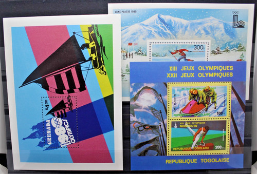Francobolli tematica olimpiadi - francobolli,