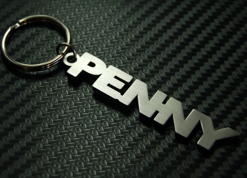 Penny keyring keychain key - penny,