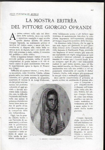 Mostra eritrea del pittore - mostra,