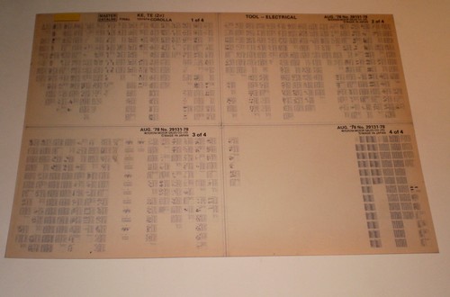Microfiche catalogo ricambi - microfiche,