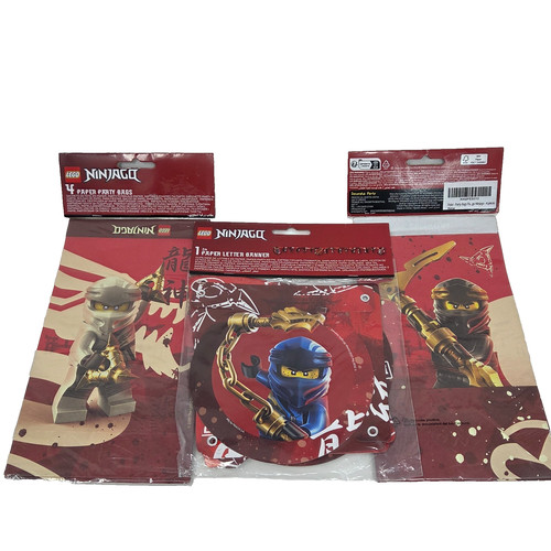Lego ninjago party bustine - ninjago,