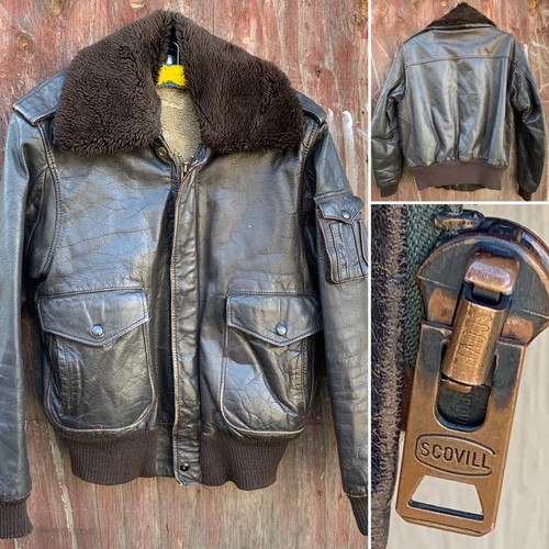 Giacca bomber pelle - , vintage