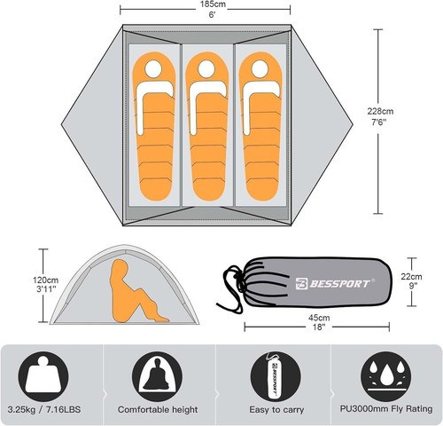Bessport tenda persone - bessport,