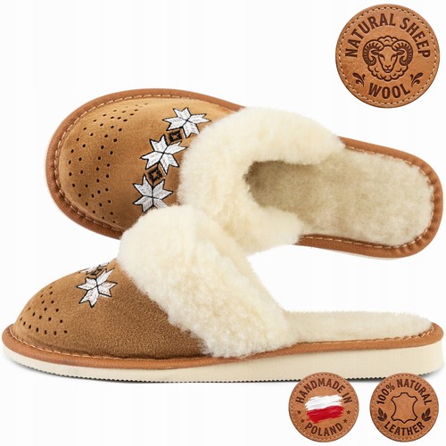 Pantofole donna pelle - pantofole,