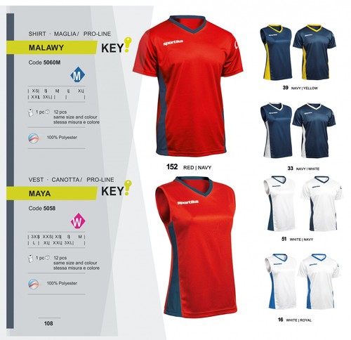 Maglie canotte volley - maglie,