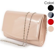 Pochette cerimonia vernice