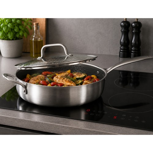 Coperchio padella acciaio inox
