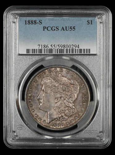 1888 pcgs au 55 - pcgs, au-55