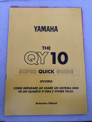 Yamaha qy10 manuale - ,