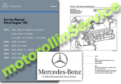 Mercedes m104 manuale uso - mercedes,