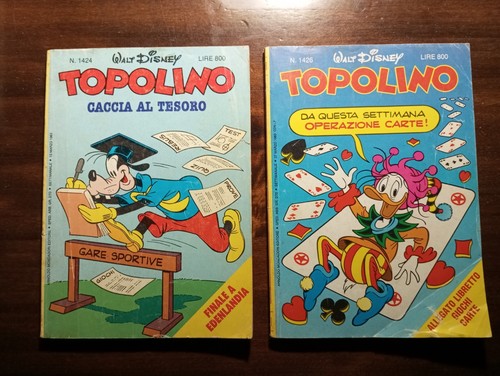 Fumetti topolino anno - fumetti,