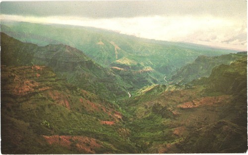 Cartolina kauai hawaii waimea - cartolina,