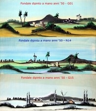 Fondale Presepe dipinto a mano